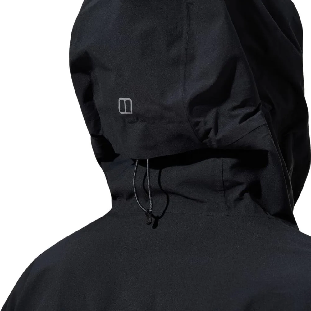 Berghaus Men's Arnaby Hooded Waterproof Jacket (Black) - Image 3