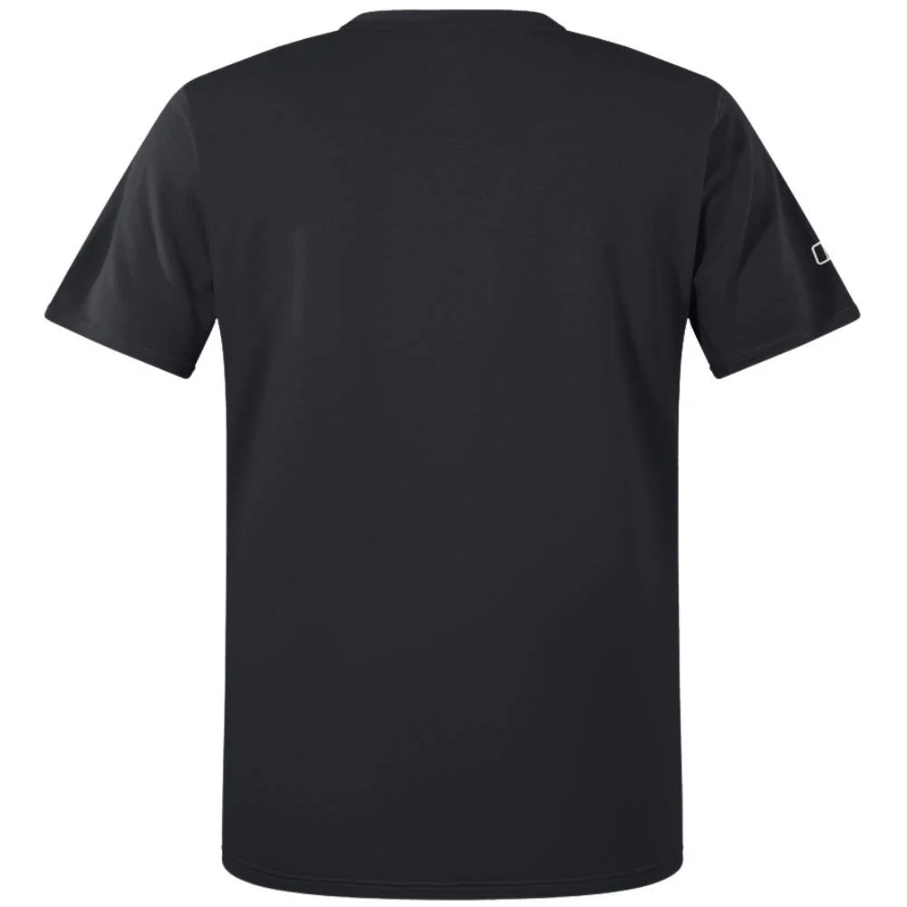 Berghaus Men's Delta Short Sleeve Tech Tee (Black) - Image 2