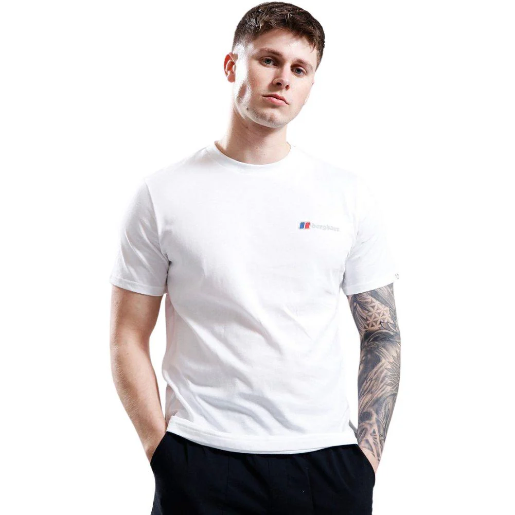 Berghaus Men's Front & Back T-Shirt (Pure White) - Image 6