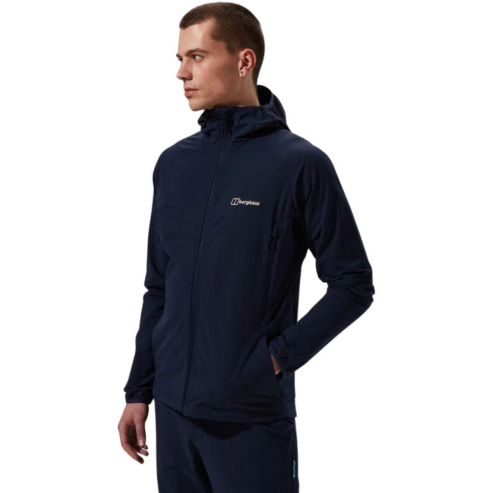 Berghaus Men's Skelbo Softshell Jacket (Dark Blue) - Image 4