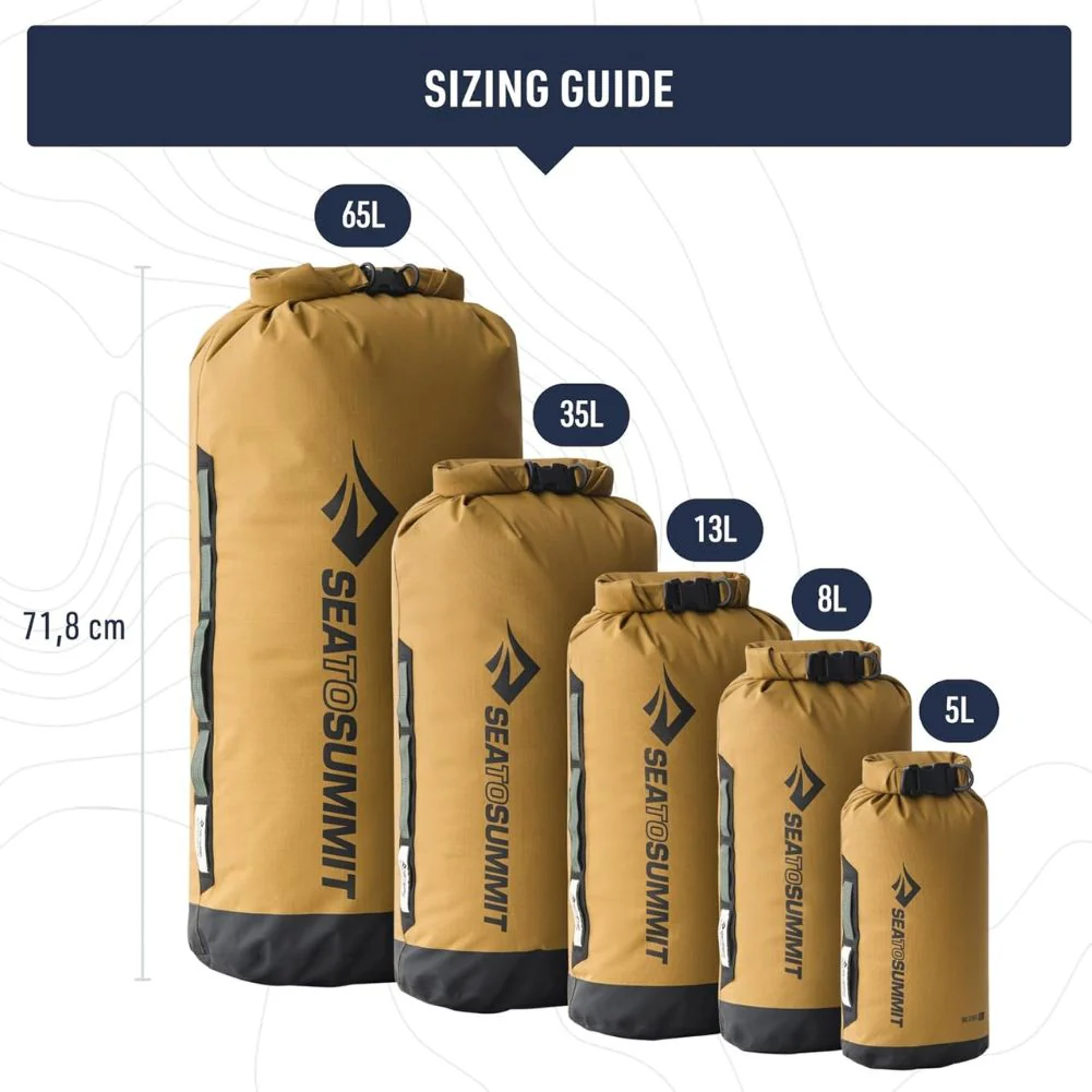 Sea to Summit Big River Dry Bag - 35L (Dull Gold) - Image 7
