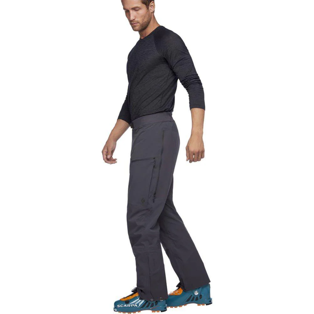 Black Diamond Dawn Patrol Hybrid Snow Sports Pants (Carbon) - Image 2