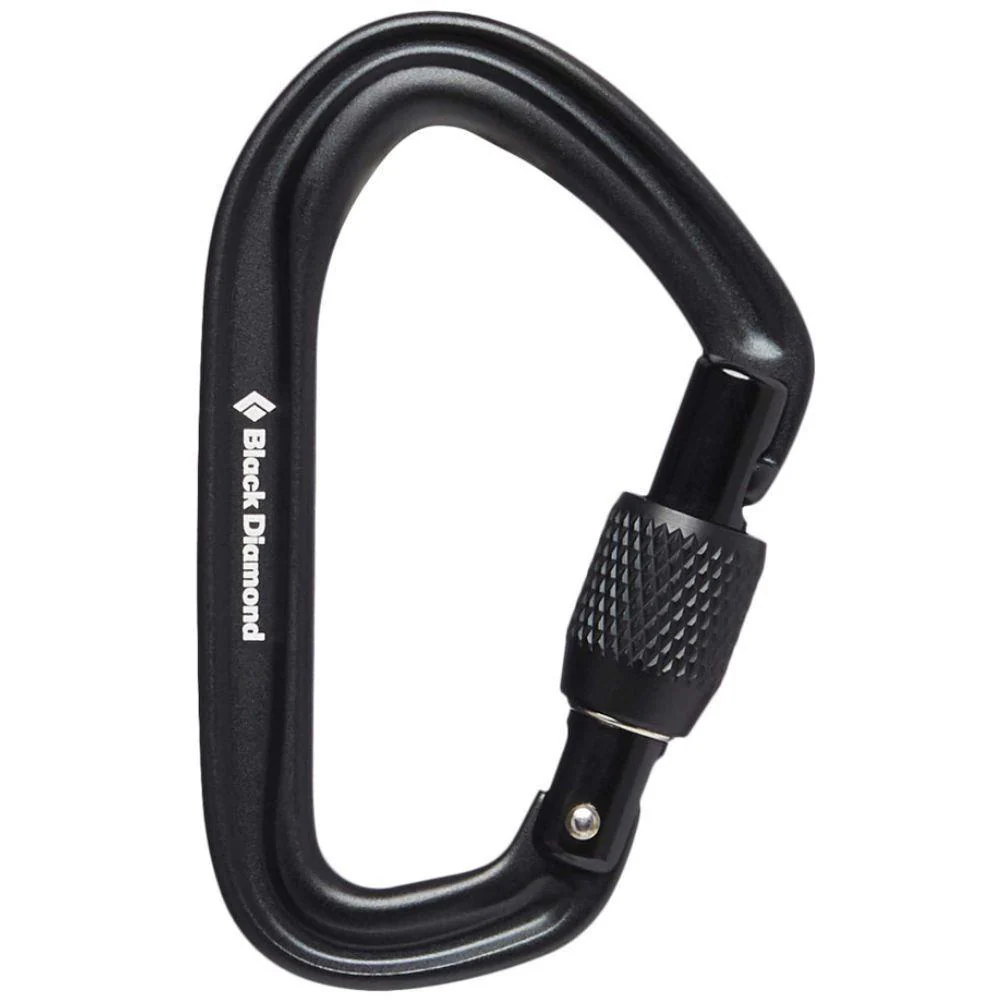Black Diamond Hotforge Screwgate Carabiner (Black)