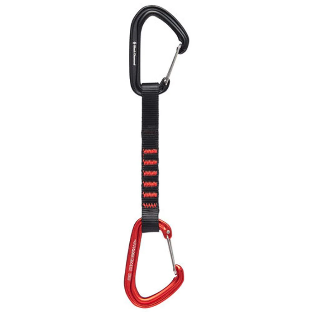 Black Diamond Hotwire Quickpack - Pack of 6 Hotwire Quickdraws - 12cm - Image 2