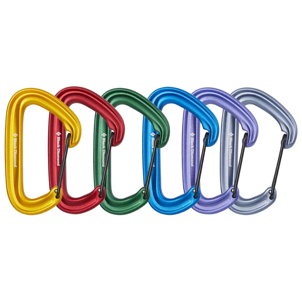 Black Diamond MiniWire Rackpack - Pack of 6 Carabiners - Image 2