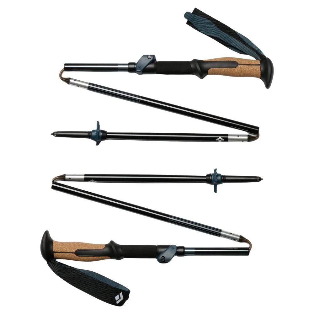 Black Diamond Trail Vista FLZ Trekking Poles - 125cm (Midnight Blue)