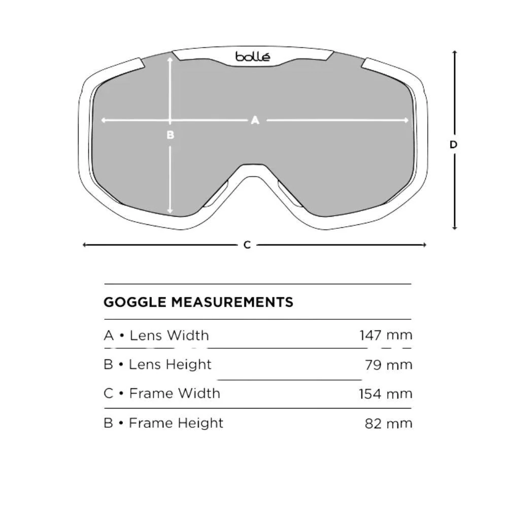Bollé Junior Rocket Ski Goggles (Race Blue Matte/Vermillon) - Cat 2 - Image 3