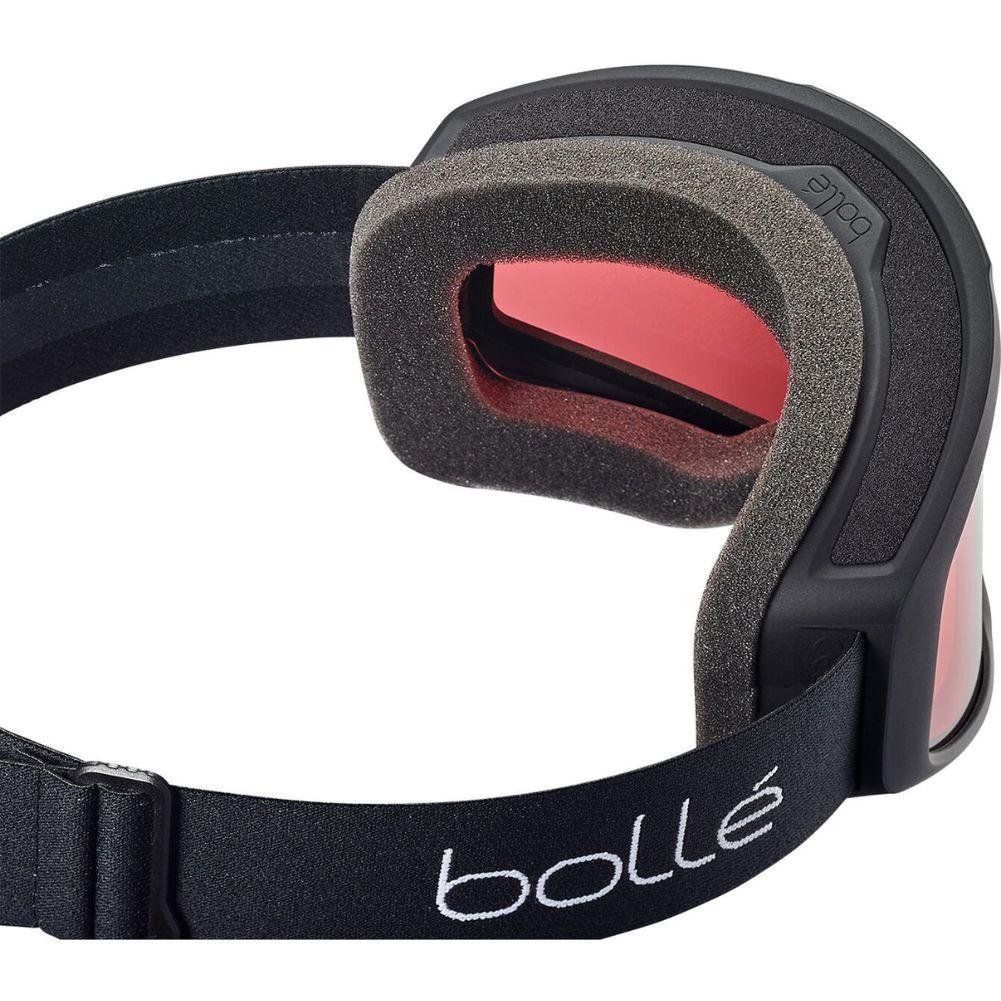 Bollé Unisex Bedrock Snow Sports Goggles (Black Matte/Vermillon) - Cat 2 - Image 2