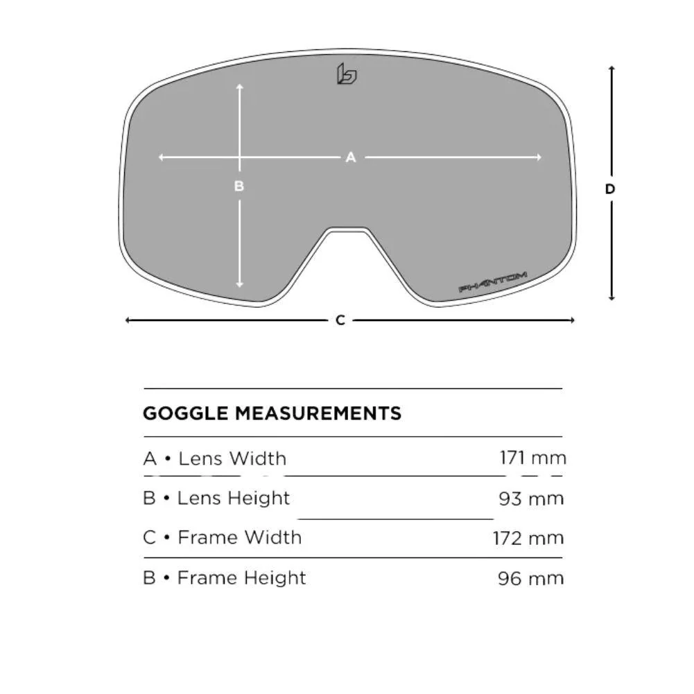 Bollé Unisex Nevada Ski Goggles (Black Matte/Sunrise) - Cat 2 - Image 4