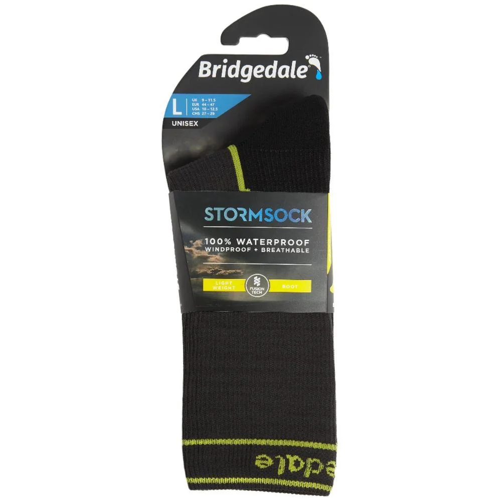 Bridgedale StormSock lightweight Waterproof Boot Sock (Dark Grey) - Image 4