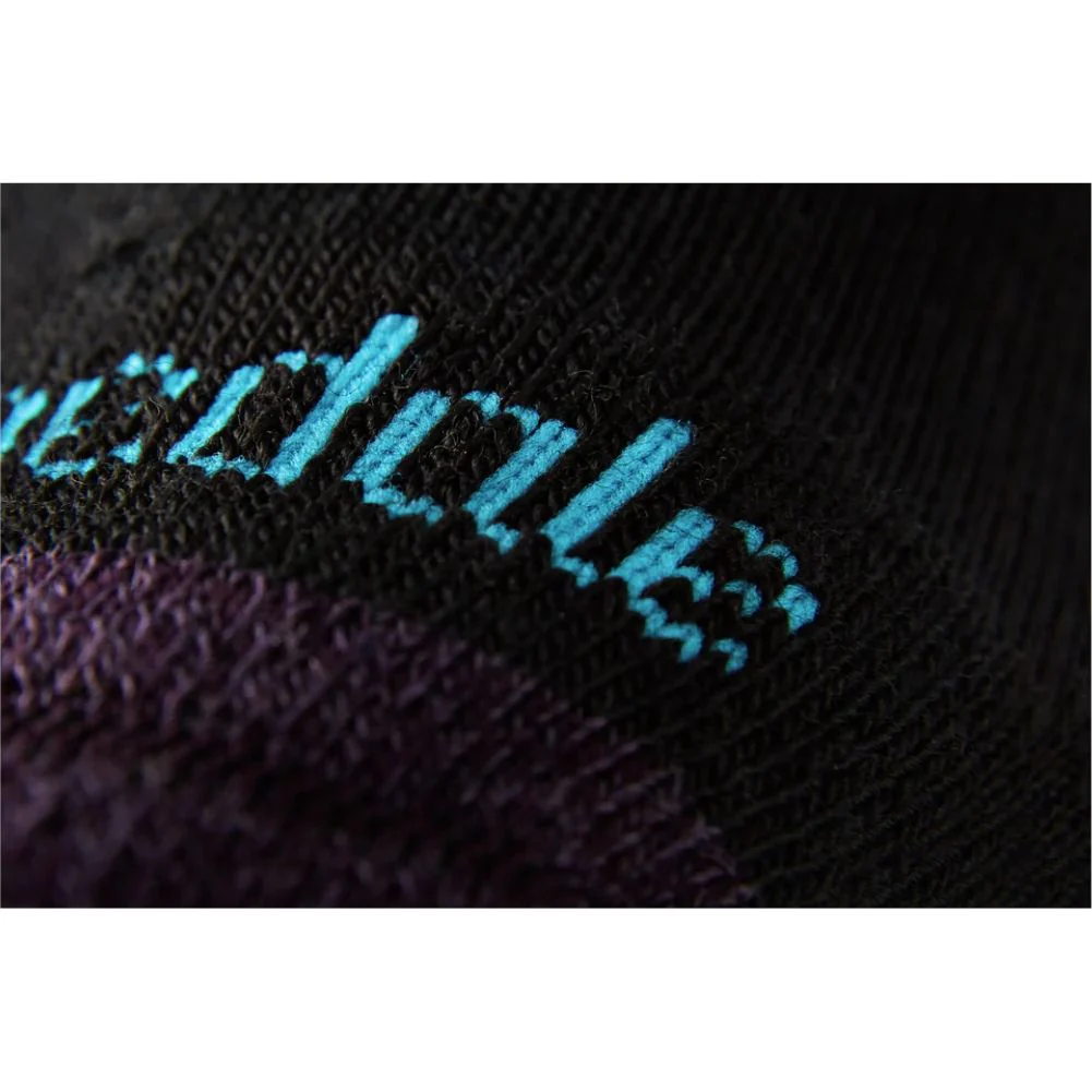 Bridgedale Women's Hike Lightweight Merino Performance Boot Socks (Black/Purple) - Image 3
