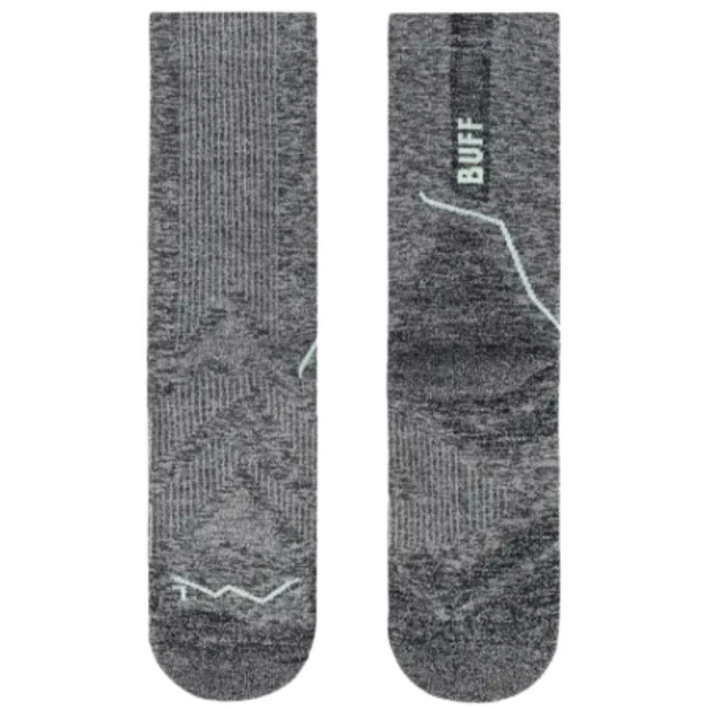 Buff DryFlx Crew Socks (Light Grey) - Image 3