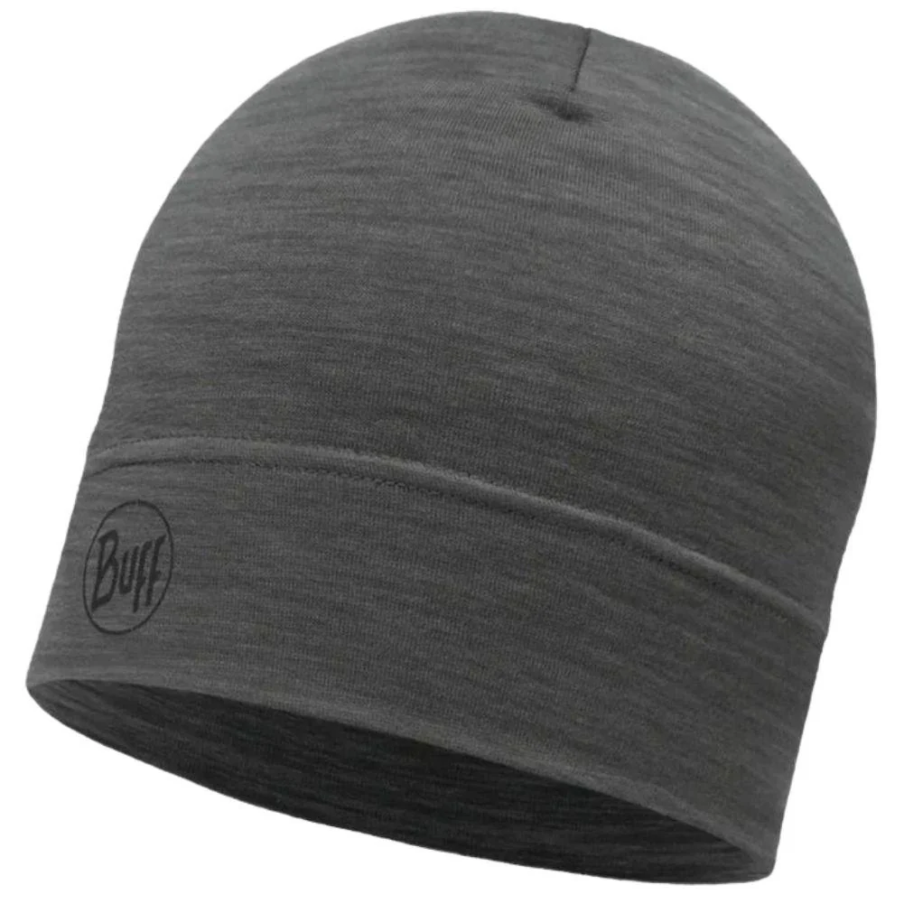 Buff Merino Lightweight Beanie (Solid Grey)