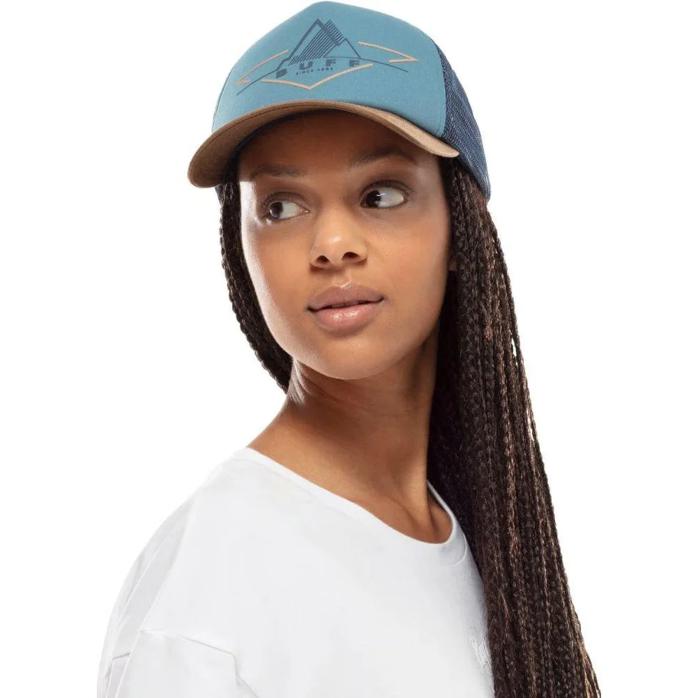 Buff Trucker Cap - L/XL (Brak Stone Blue) - Image 4