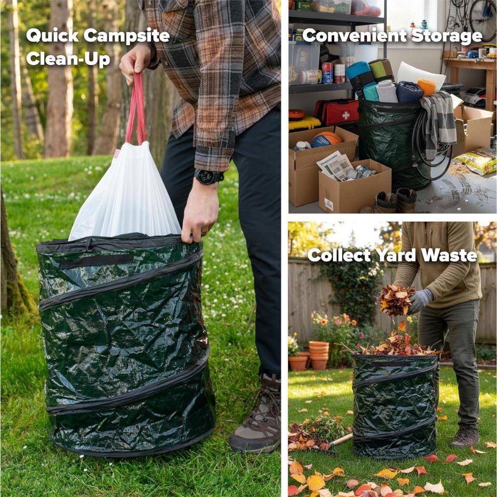Coghlan's Pop-Up Camp Trash Can 111L 19' x 24' Open - Image 4