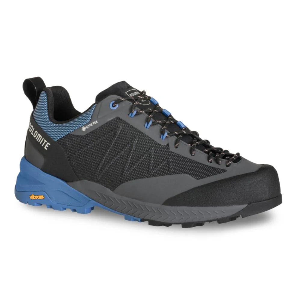 Dolomite Men's Crodarossa Tech Gore-Tex Shoe (Anthracite Grey/Blue)