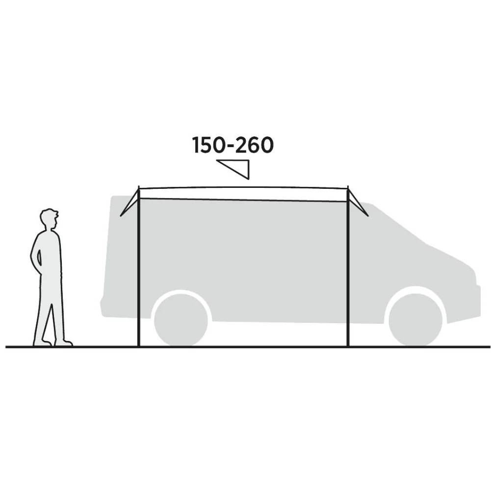 Easy Camp Campervan /Motor Tour Canopy Awning - Image 6