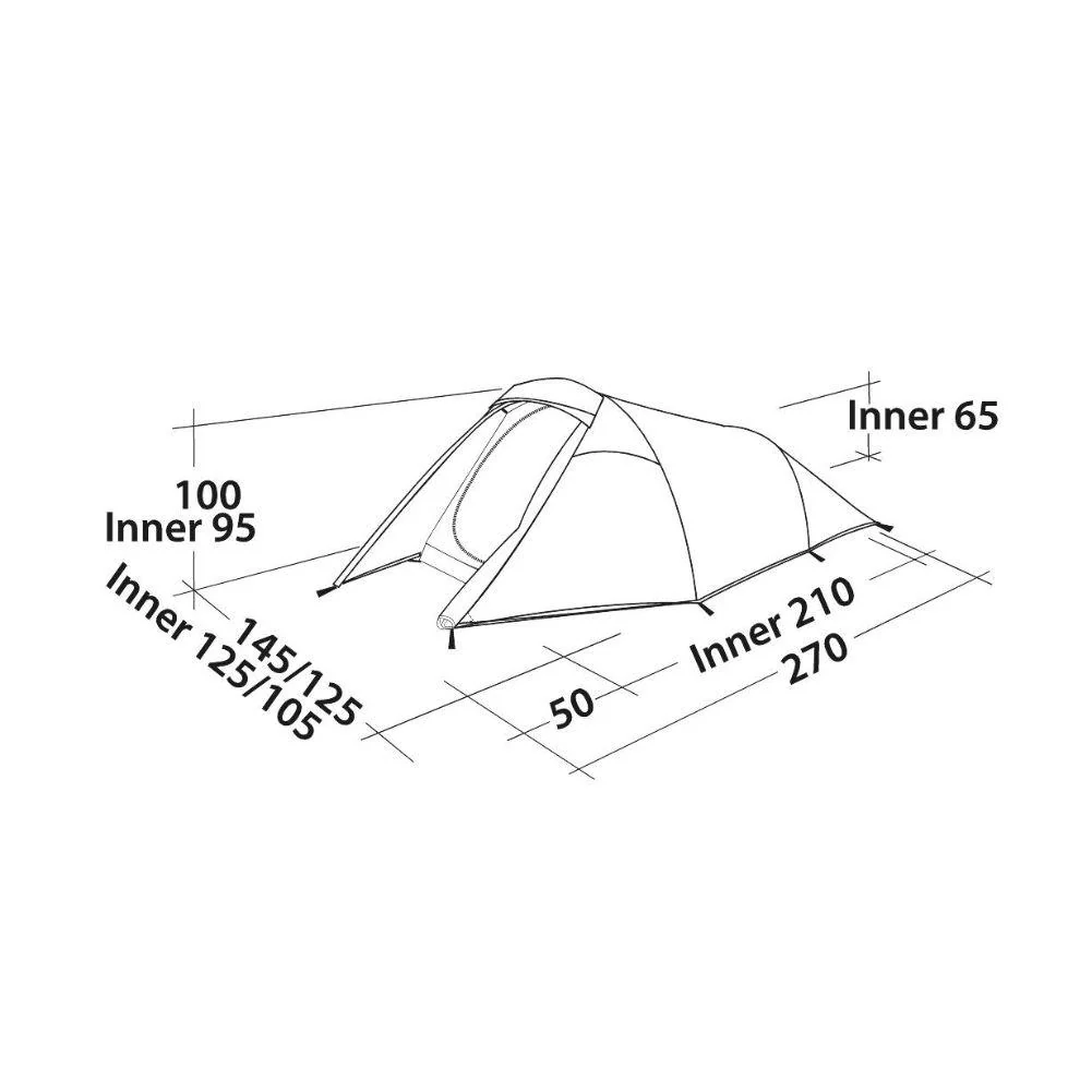 Easy Camp Energy 200 Tent - 2 Man Tent (Rustic Green) - Image 7