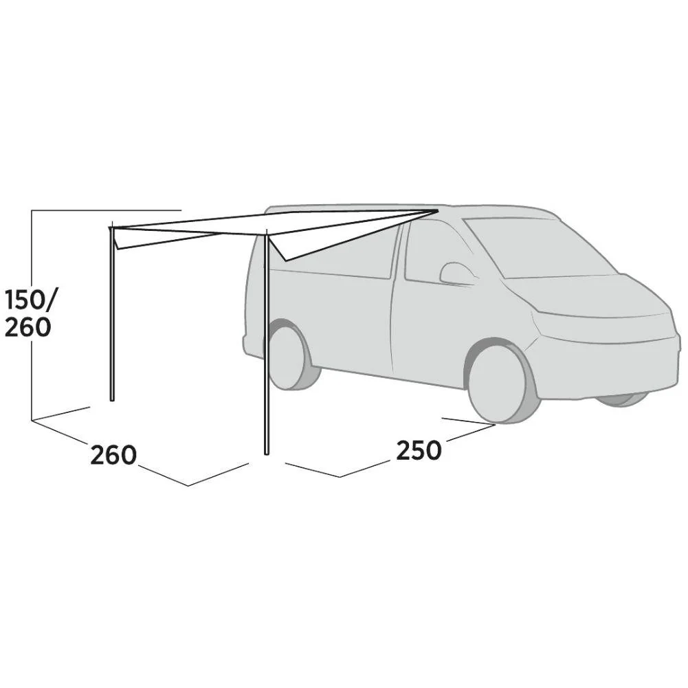 Easy Camp Voss Vehicle Canopy - Image 3