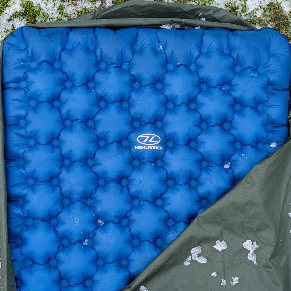 Highlander Nap-Pak Arctic R11 Inflatable Sleeping Mat (Deep Blue) - Image 8