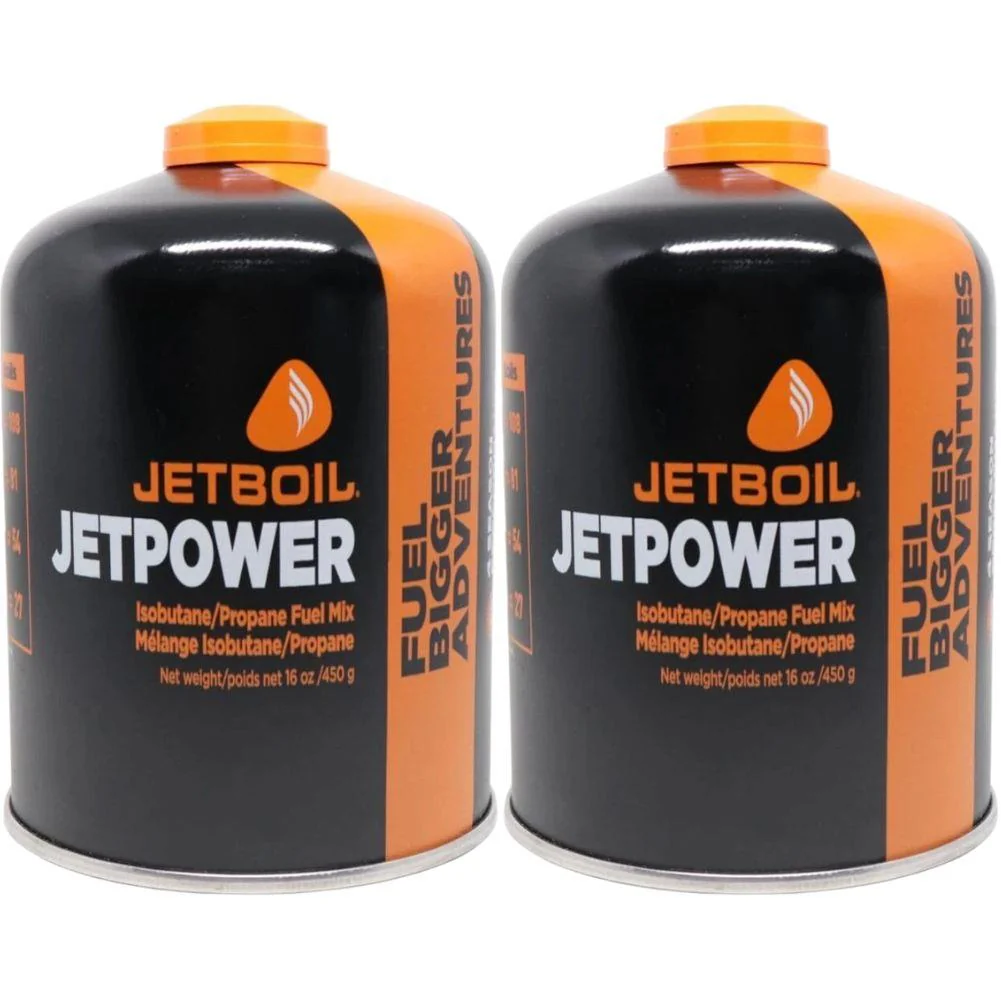 Jetboil Jetpower 450g All Season Gas Canister (2 Pack)