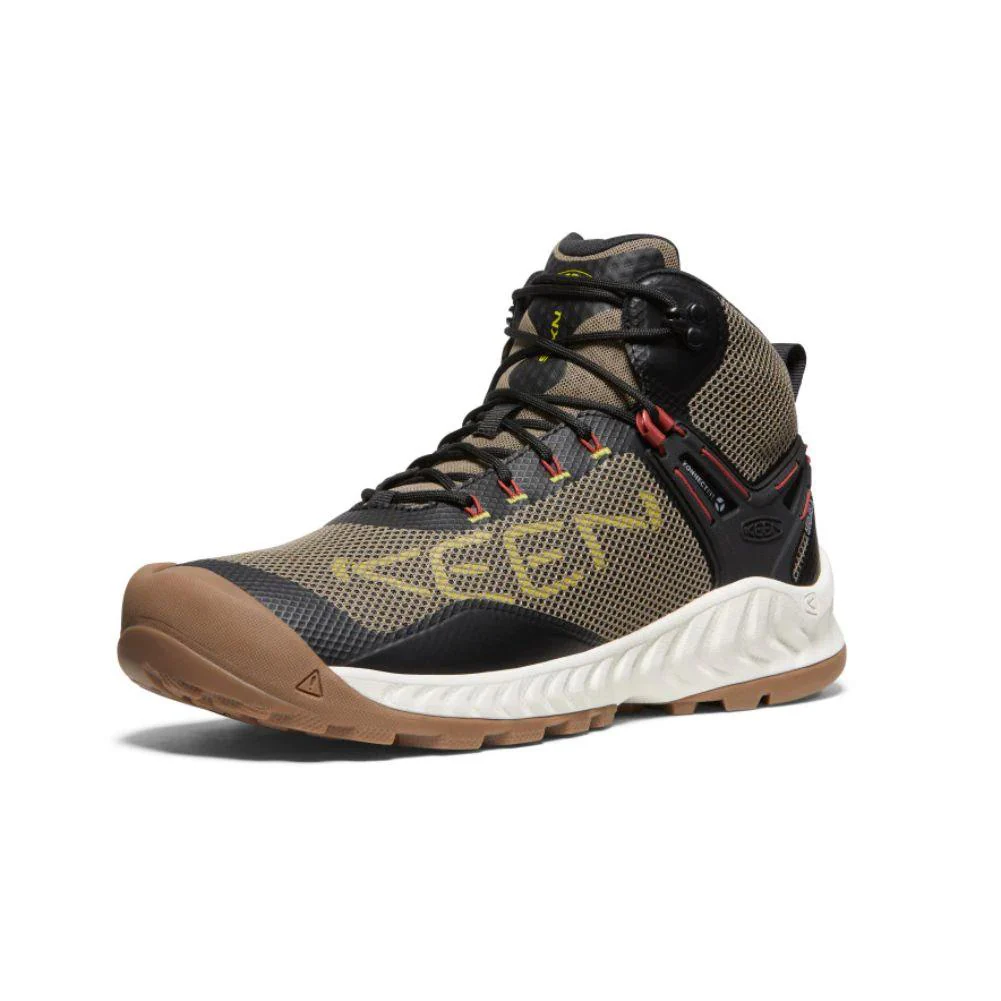 Keen Men's NXIS EVO Waterproof Boot (Brindle/Citronelle) - Image 3