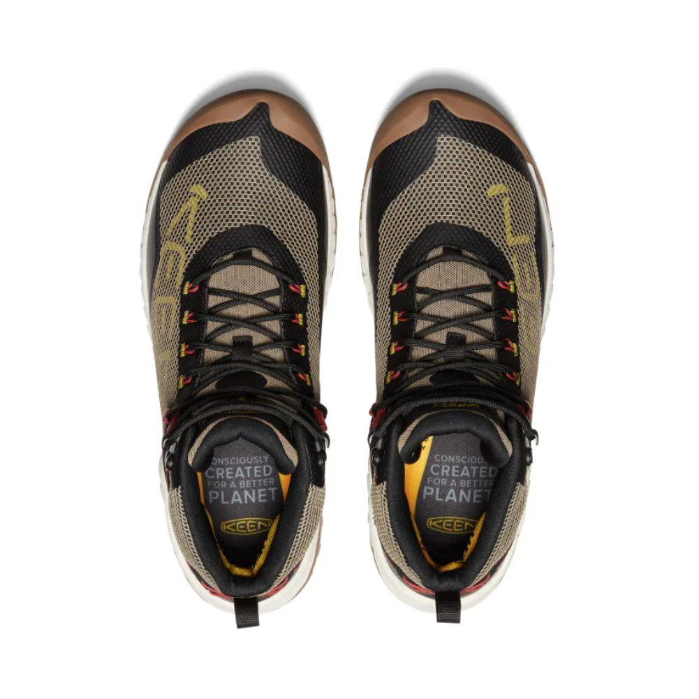 Keen Men's NXIS EVO Waterproof Boot (Brindle/Citronelle) - Image 4