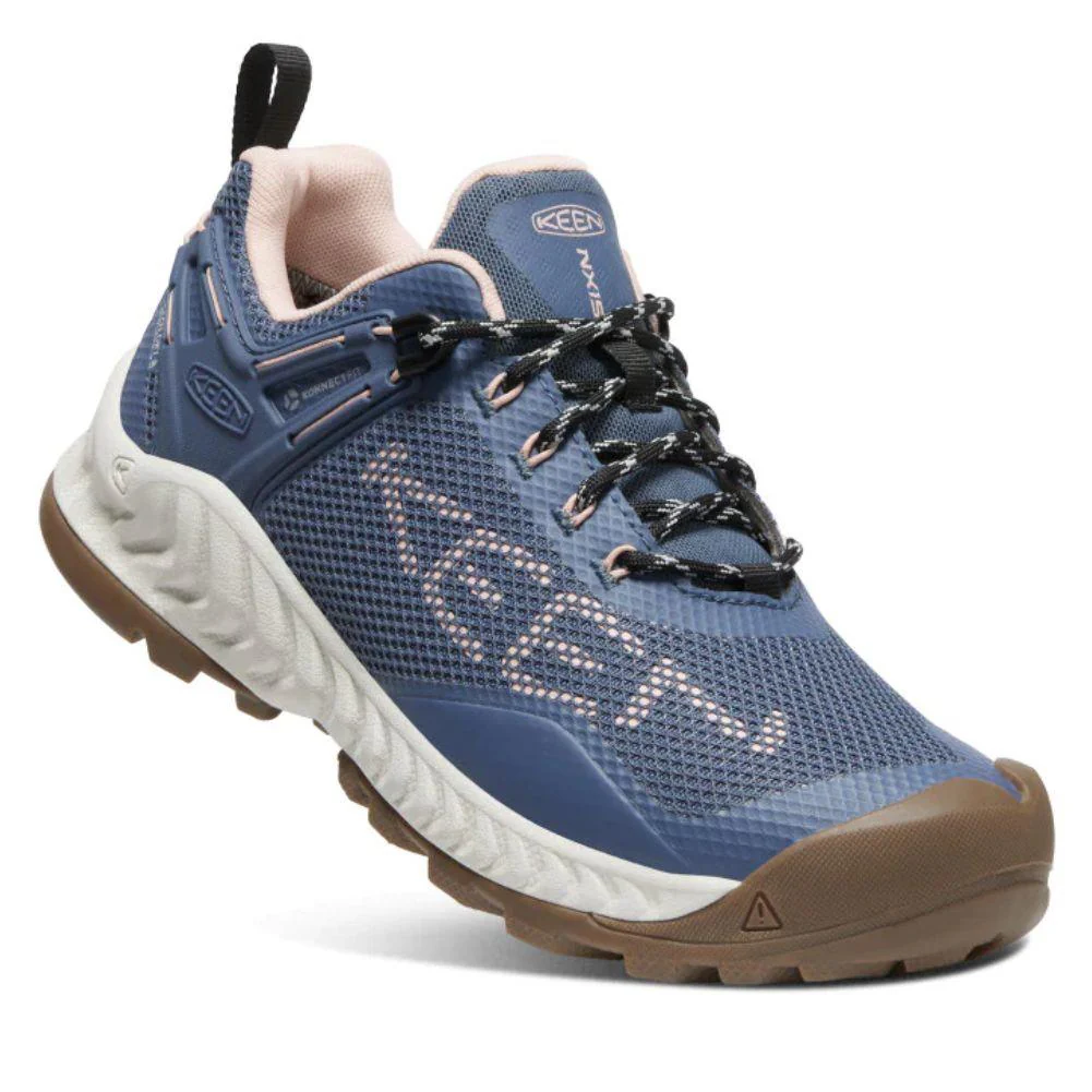 Keen Women's NXIS EVO Waterproof Shoe (Vintage Indigo/Peachy KEEN) - Image 3