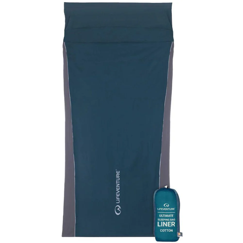 LifeVenture Cotton Ultimate Sleeping Bag Liner (Rectangular)
