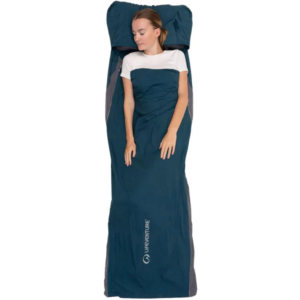 LifeVenture Cotton Ultimate Sleeping Bag Liner (Rectangular) - Image 3