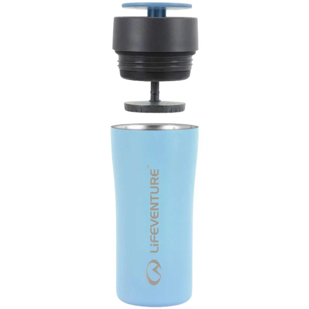 Lifeventure One-Touch 350ml Thermal Mug (Ice Blue) - Image 2
