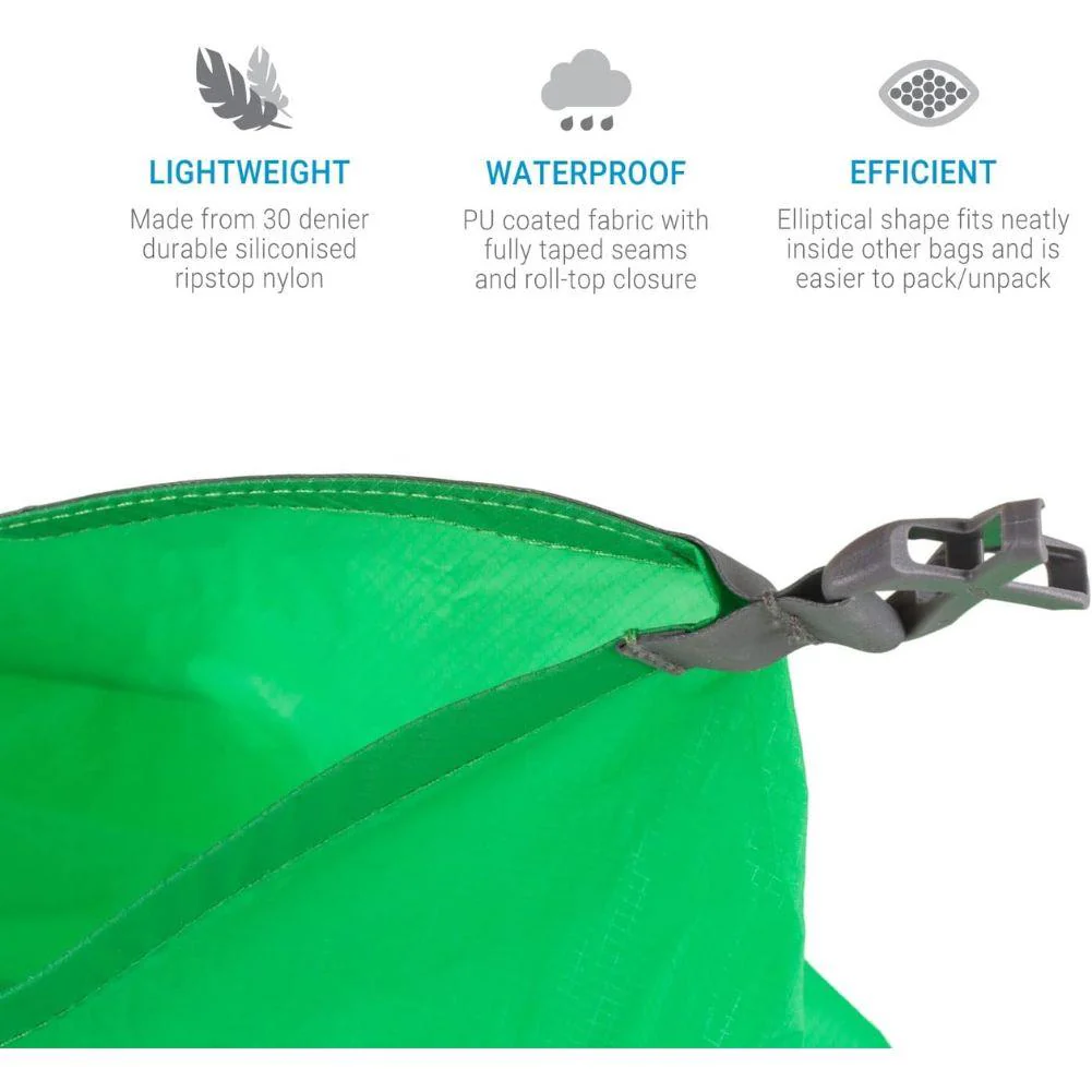 Lifeventure Ultralight 55L Dry Bag (Green) - Image 5