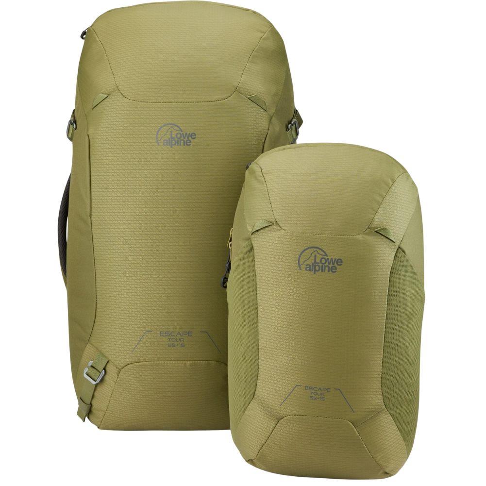 Lowe Alpine Escape Tour 55+15 Rucksack (Chlorite Green) - Image 2