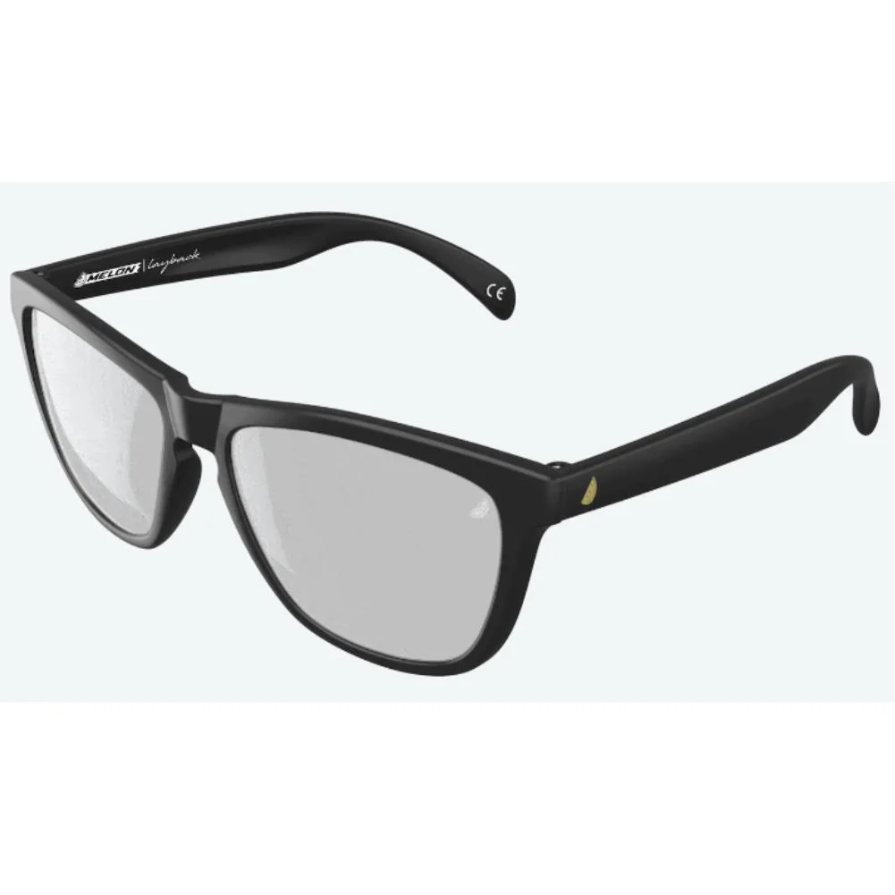 Melon Layback Sunglasses Black - Gold icons - Photochromic Smoke