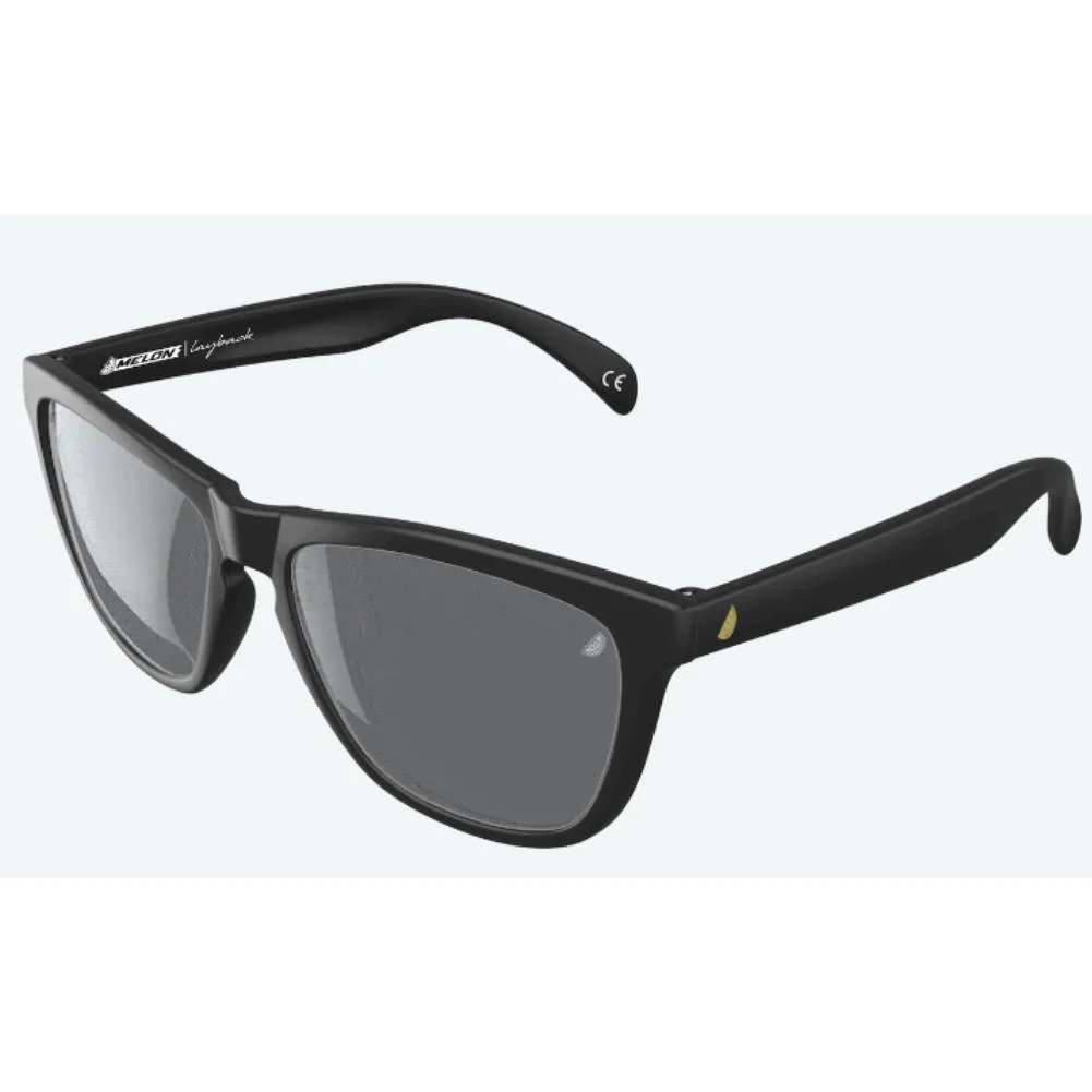 Melon Layback Sunglasses Black - Gold icons - Photochromic Smoke - Image 2