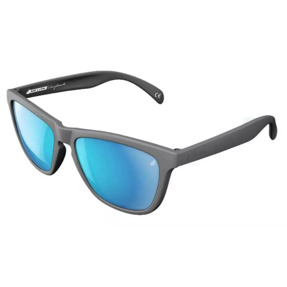 Melon Layback Sunglasses (polarised) Grey - Black icons - Blue