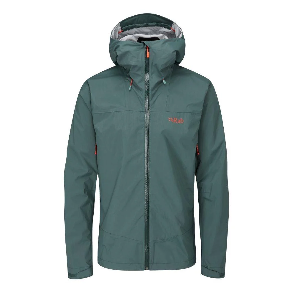 Rab Men's Downpour Plus 2.0 Waterproof Jacket (Pine) - Image 3