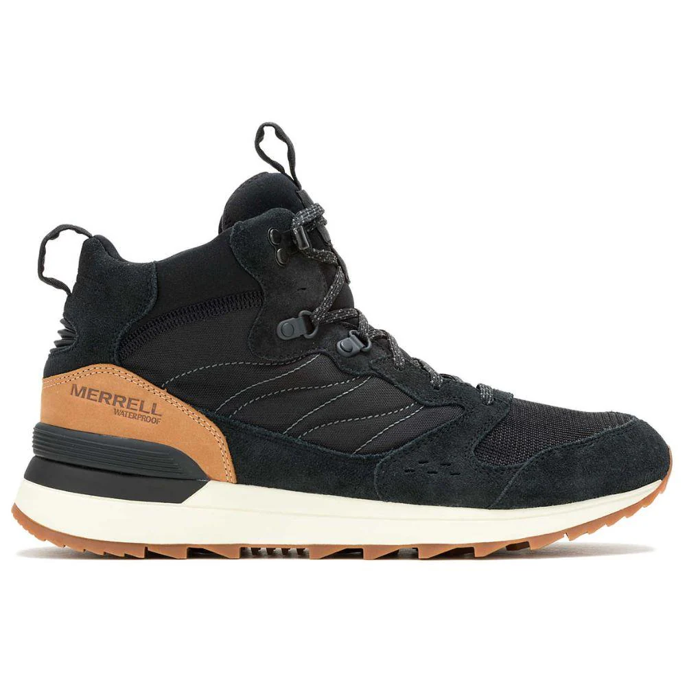 Merrell Men's Alpine 83 Sneaker Recraft Mid Waterproof Boot (Black)