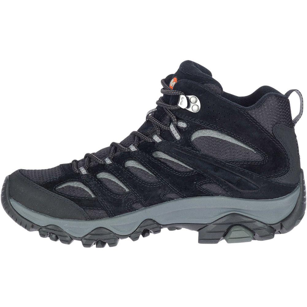 Merrell Men's Moab 3 Mid GORE-TEX Walking Boots (Black/Grey) - Image 5