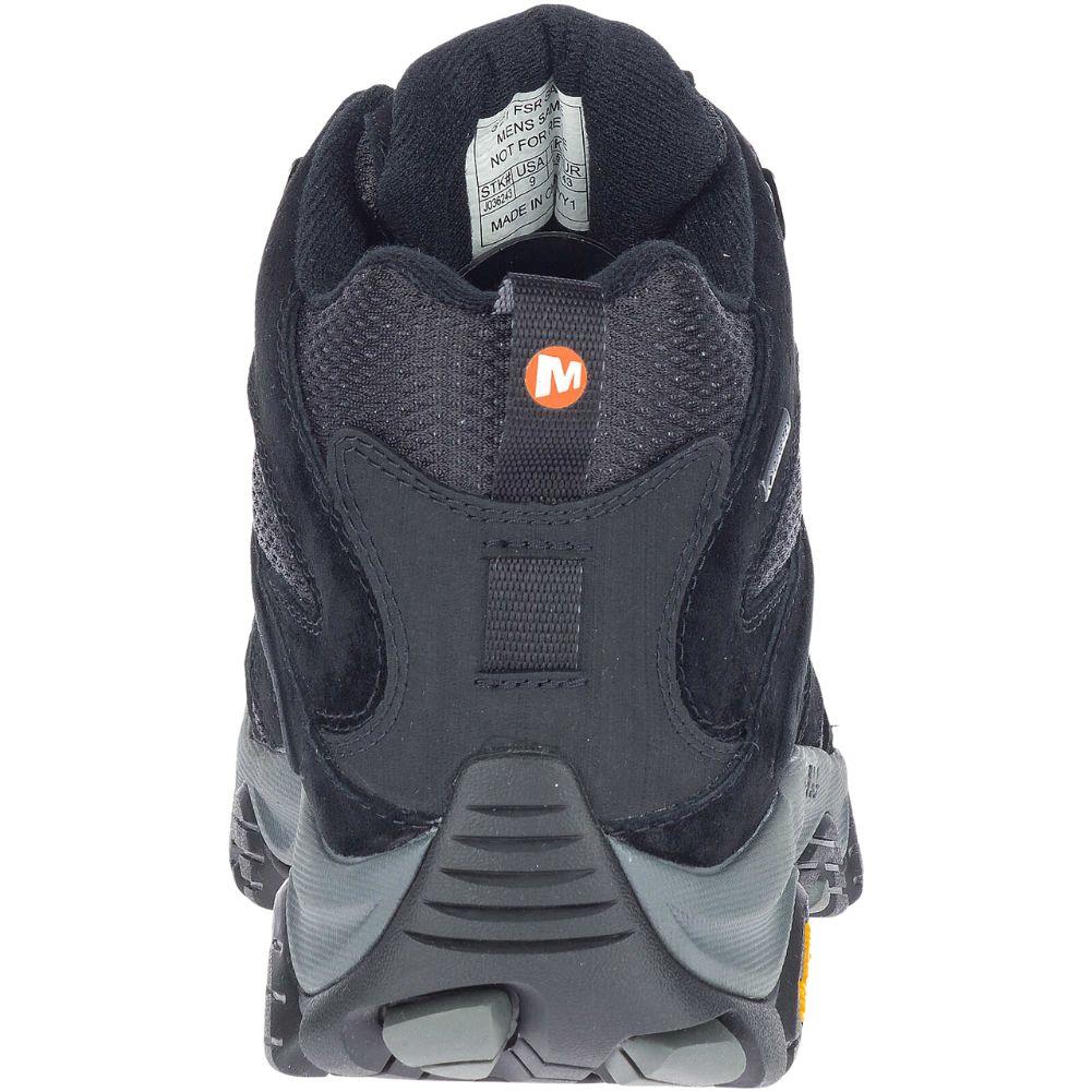 Merrell Men's Moab 3 Mid GORE-TEX Walking Boots (Black/Grey) - Image 6