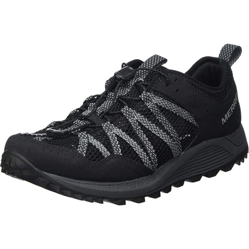 Merrell Men's Wildwood Aerosport Walking Shoe - 9UK (Noir) - Image 2