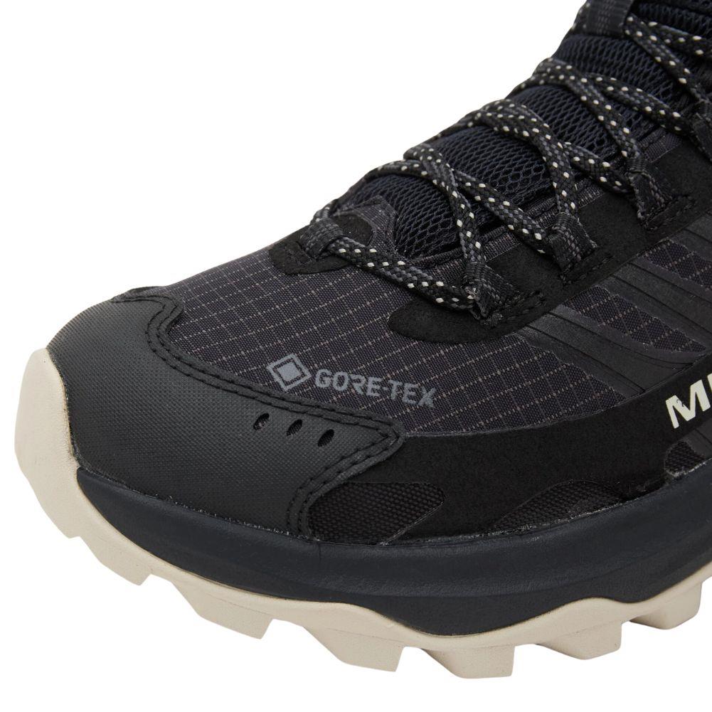 Merrell Women's Moab Speed 2 Mid GORE-TEX Walking Boots (Black) - Image 6