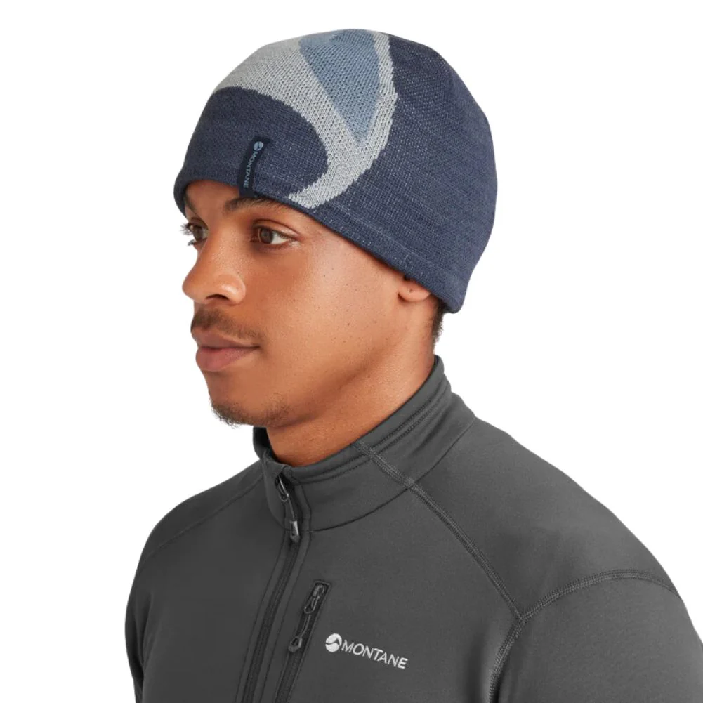 Montane Logo Beanie Hat (Eclipse Blue) - Image 2