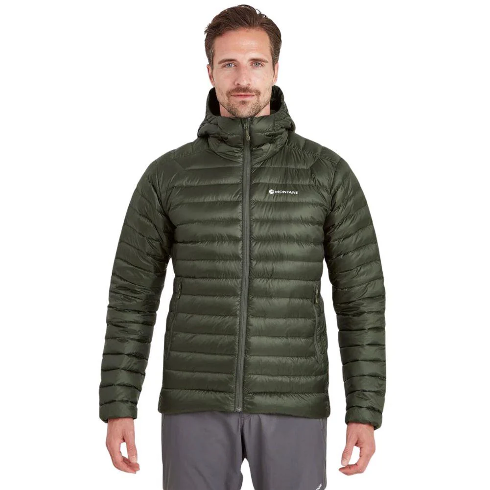 Montane Men's Anti-Freeze Packable Hooded Down Jacket (Oak Green) - Image 3