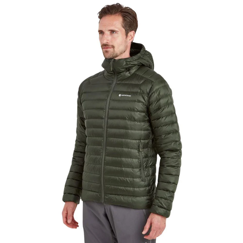 Montane Men's Anti-Freeze Packable Hooded Down Jacket (Oak Green) - Image 4