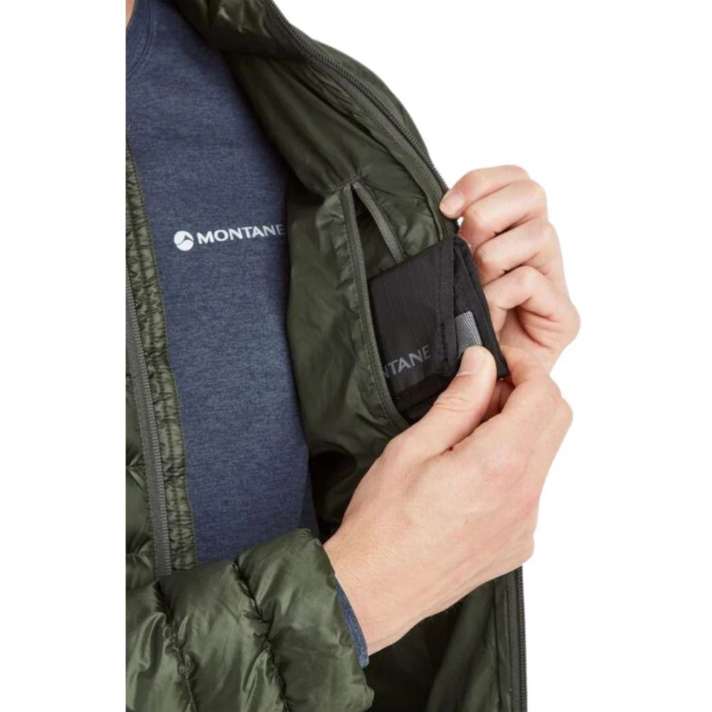 Montane Men's Anti-Freeze Packable Hooded Down Jacket (Oak Green) - Image 6