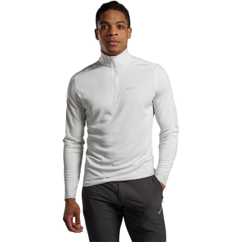 Montane Men's Dart Zip Neck T-Shirt (Powder) - Image 2