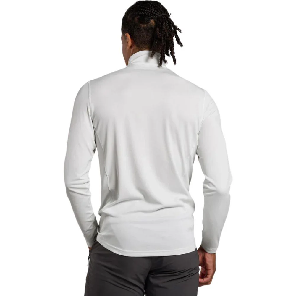 Montane Men's Dart Zip Neck T-Shirt (Powder) - Image 3