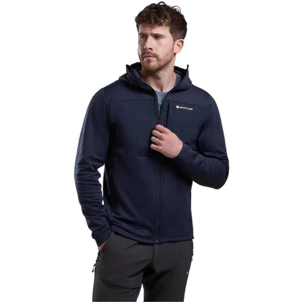Montane Men's Fury XT Hooded Fleece Jacket - XL (Eclipse Blue) - Image 3