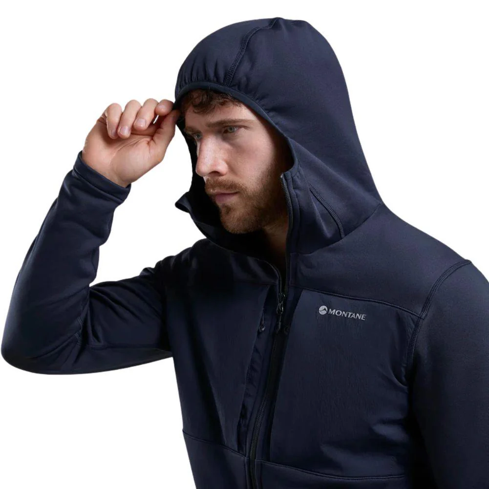 Montane Men's Fury XT Hooded Fleece Jacket - XL (Eclipse Blue) - Image 5